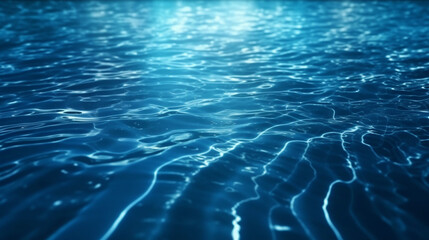 Obraz premium Generative AI, ジェネレーティブ, AI, water,水中, 水面, 波