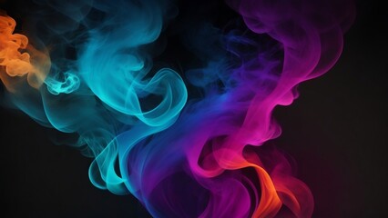 Abstract Smoke Background  Generative AI