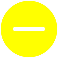 Icon Illustration Of Minus Symbol Illustration. Negative Sign. Line and glyph