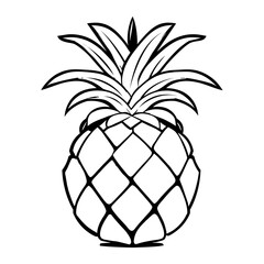 Pineapple vector icon.