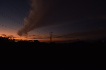 atardecer