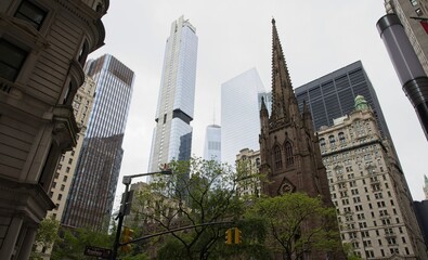 City scape perspective old and new