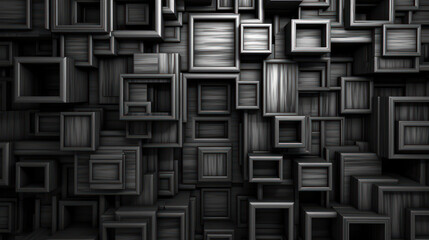 Abstract Illumination: Exploring Intricate Patterns in Framing Squares and Wallpaper. Generative AI
