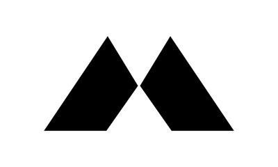 Abstract Initial Letter M Logo