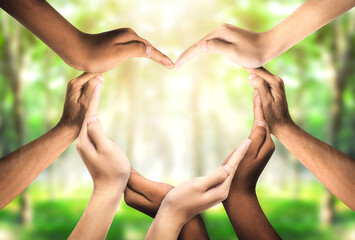 Unity and diversity are at the heart of a diverse group of people connected together as a...
