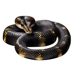 Obraz premium viper snake looking isolated on white