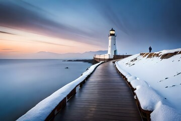 Lighthouse, Landscape, Nature, Coast, Ocean, Seaside, Maritime, Tower