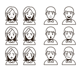 vector people set no color