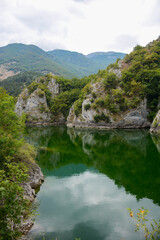 Fototapeta na wymiar hidden corners of Italian mountains
