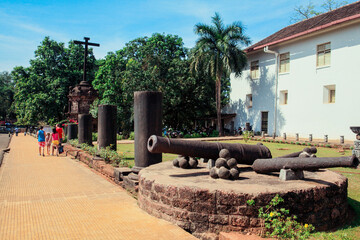 Popular Sightseeing Place in Goa state, India - obrazy, fototapety, plakaty