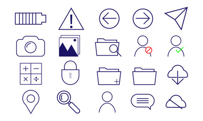 icon for app or web. vector illustration.