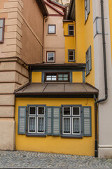 Medieval houses in Dinkelsbuhl, Bavaria state, Germany