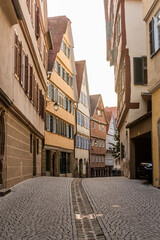 Medieval street in Tubingen, Germany