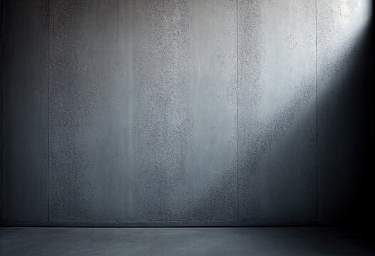 Gray concrete old wall texture background empty. High quality photo Generative AI