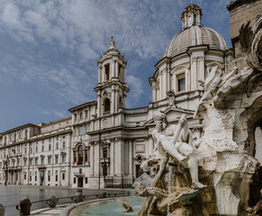 Fototapeta na wymiar Rome, Piazza Navona