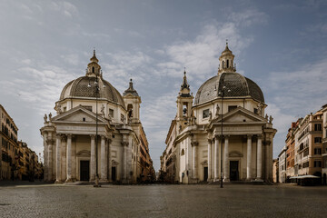 Fototapeta na wymiar Rome, Piazza del Popolo