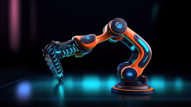 Cutting-Edge Robotics: Unveiling the Precision of a Visual Scene with Intricate Arm Movements