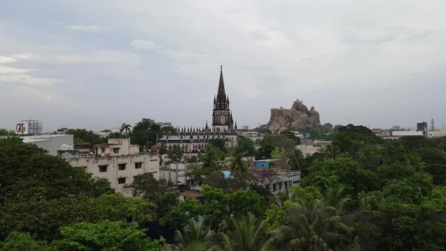 Cityscape of Tiruchirappalli, India