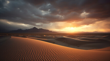 Fototapeta na wymiar Majestic Desert Tapestry: A Captivating Triumph of Nature. Generative AI