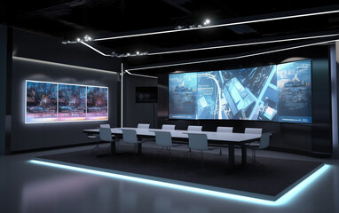 Naklejka premium Venue space environment,created with generative ai tecnology.