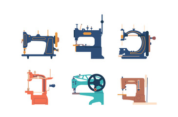 Sewing Machines Mechanical Devices Used For Stitching Fabric Together, Automate The Process With A Needle And Thread