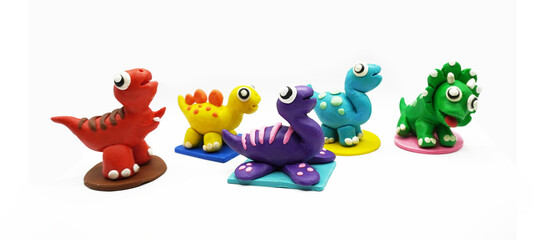 modeling clay, clay, dinosaur, animal, education, art, kid, white, colors, red, yellow, green, egg, tree, blue, purple