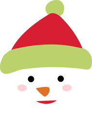 Snowman head icon