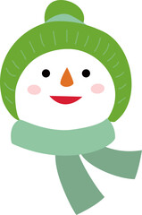 Snowman head icon
