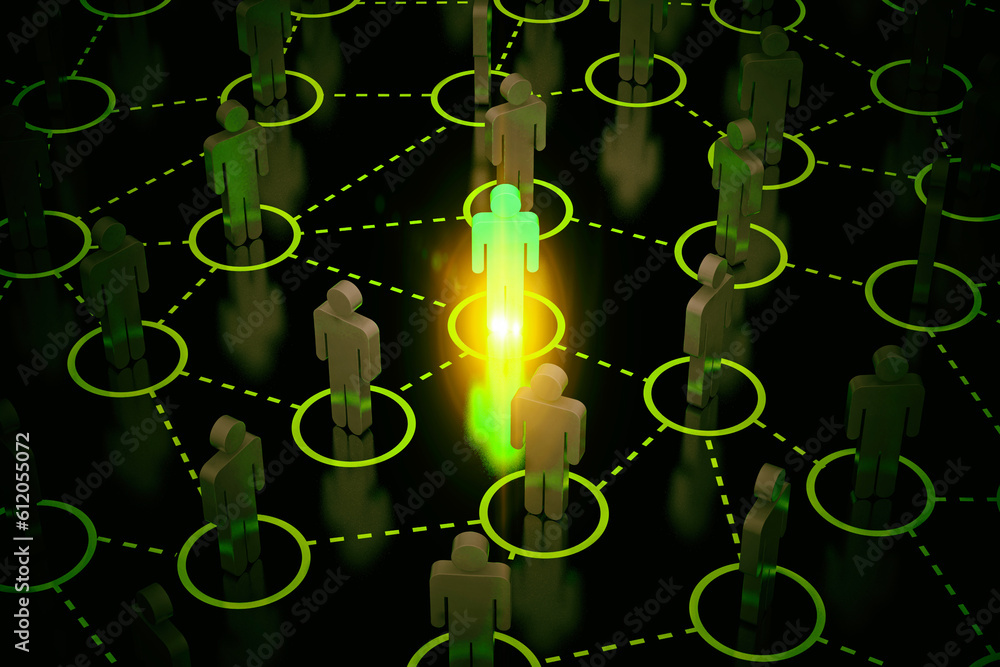 Aufkleber social web network background image