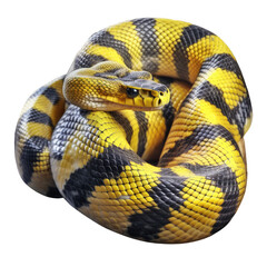 Obraz premium viper snake looking isolated on white