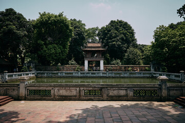 van mieu temple of literature vietnam confucius hanoi - 612063409