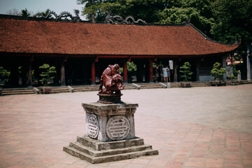 van mieu temple of literature vietnam confucius hanoi - 612063424