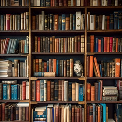 Many book on the shelf, Generative AI