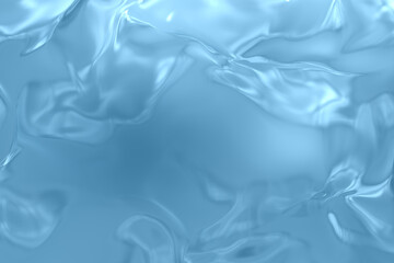 Obraz premium Surface of the turbulent crystal clear water.