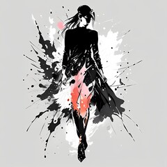 Use bold brush strokes, splatters, and abstract shapes to create eye-catching vector artwork, perfect for painting and graphic designs on t-shirts.