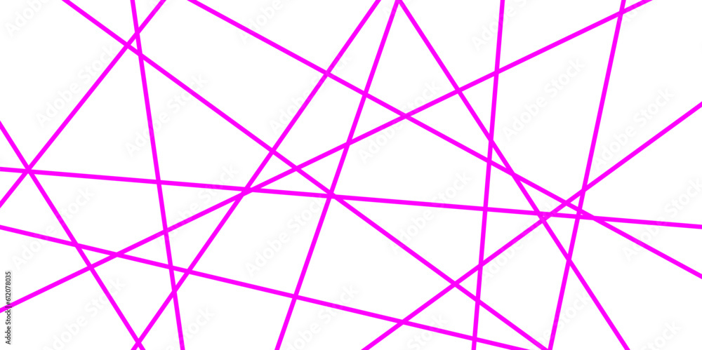 Poster abstract luxury pink geometric random chaotic lines with many squares and triangles shape background