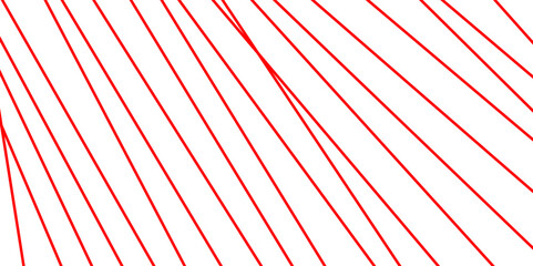 Obraz premium Abstract luxury red geometric random chaotic lines with many squares and triangles shape on white background.