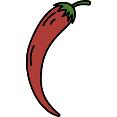 Cartoon Chili Pepper 