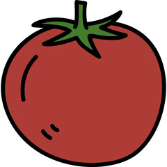 Cartoon Tomato Illustration