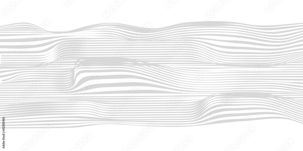 Wall mural abstract grey smooth element swoosh speed wave modern stream background. abstract wave line for bann