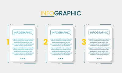 vector Business Infographic design template , Process timeline chart , number options