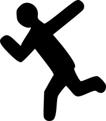 run icon sign, symbol, vector, art
