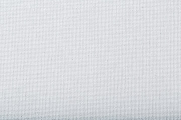 Texture of a white canvas for drawing in full screen, top view