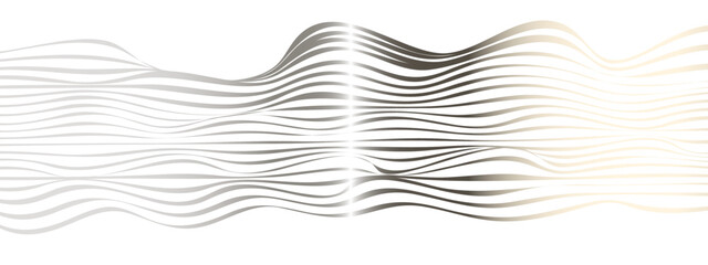 Abstract grey smooth element swoosh speed wave modern stream background. Abstract wave line for banner, wallpaper background with wave design.