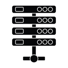 computer server icon, computer vector, server illustration