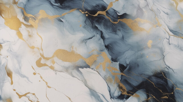 Marble wallpaper texture created with Generative AI technology © Oksana