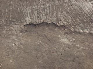 Abstract grey grunge concrete texture close up photo taken at daylight