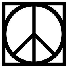 A Vector of Peace Symbol Design