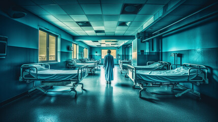 in the hospital, creepy or uncomfortable atmosphere