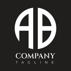A logo for a company called AB